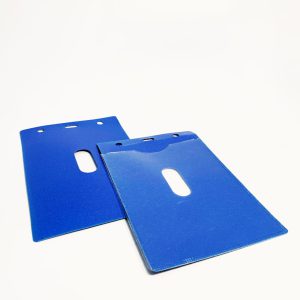 מנשא / מחזיק לתג שם כחול 13.5X10.5 ס"מ 