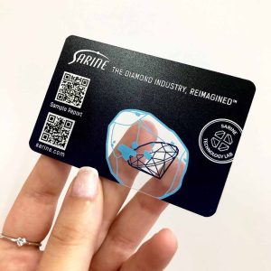 כרטיס ביקור שקוף 8.5X5.5 ס"מ