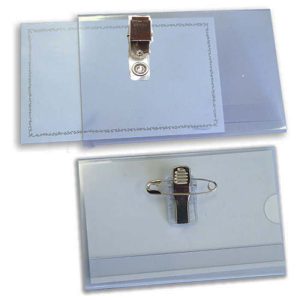 תג אורח שקוף קשיח